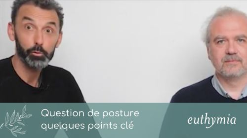 Article - Question de posture quelques points clé